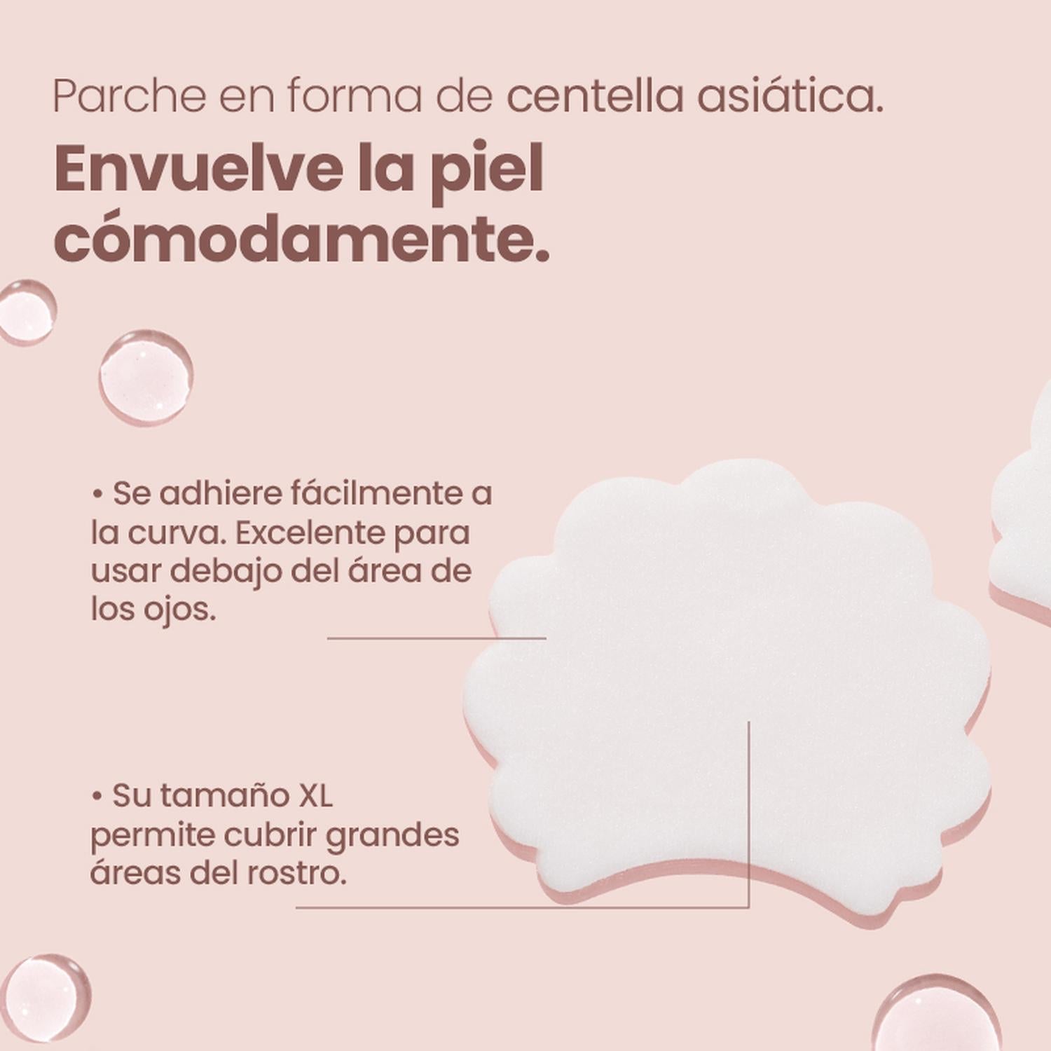 Parche Tónico Multipropósito Centella Asiática 60 parches AMPLEN