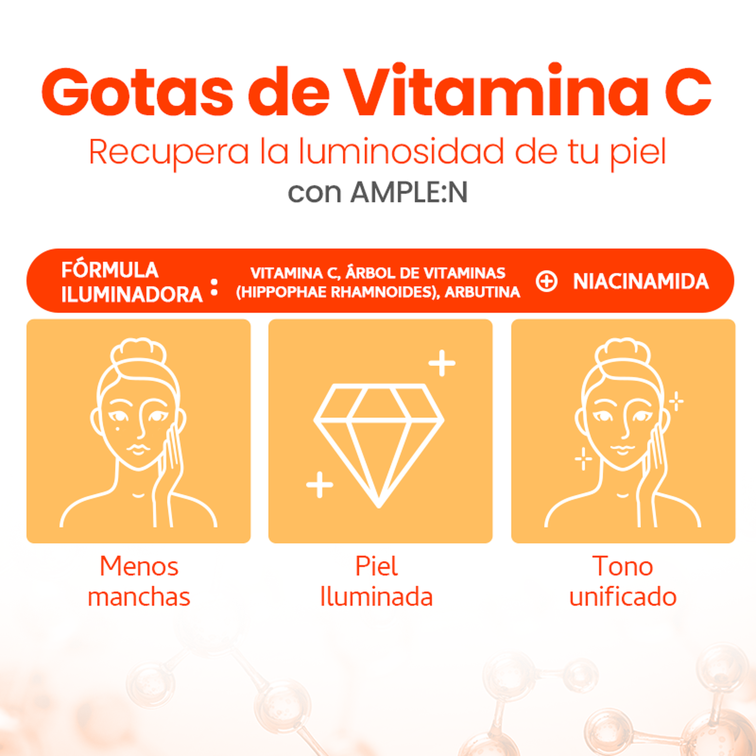 Sérum Facial Anti Manchas Vitamina C 30 ml AMPLEN