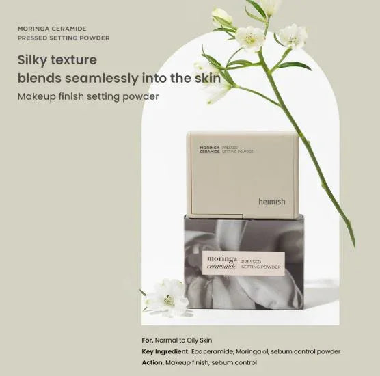 Moringa Ceramide Pressed Setting Powder HEIMISH