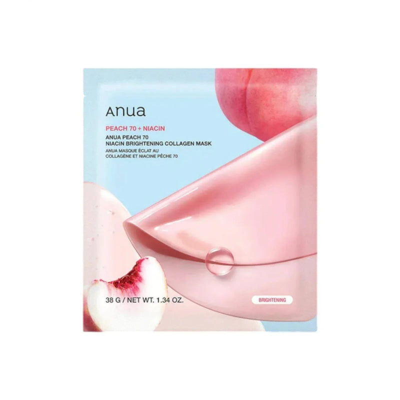 ANUA MASCARILLA PEACH 70 NIACIN BRIGHTENING COLLAGEN MASK ANUA