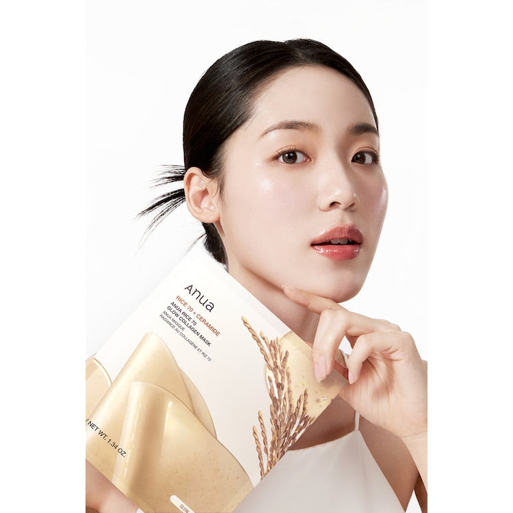 ANUA MASCARILLA RICE 70 GLOW COLLAGEN MASK ANUA