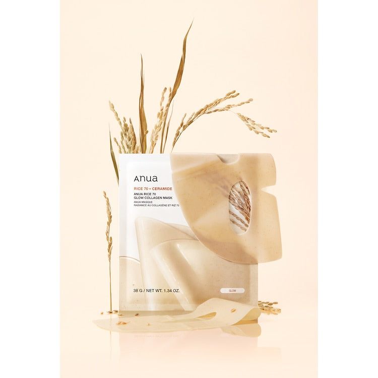 ANUA MASCARILLA RICE 70 GLOW COLLAGEN MASK ANUA