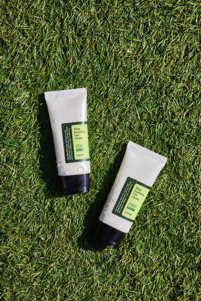 Aloe Soothing Sun Cream 50ml - Arumi Korean Cosmetics
