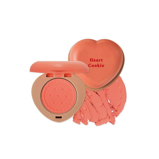 Heart Cookie Blusher RD301 Ruby Red - Arumi Korean Cosmetics