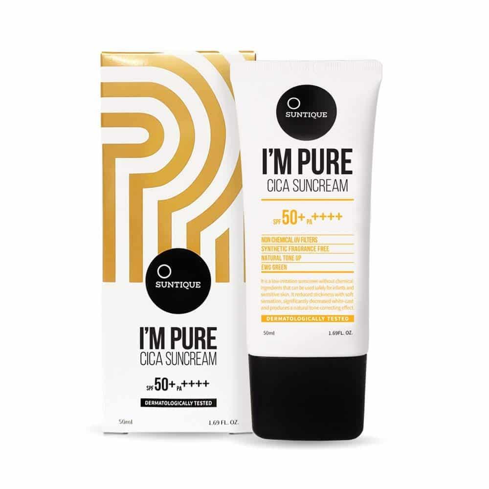 I`m Pure Cica Sun Cream SPF 50 - Arumi Korean Cosmetics
