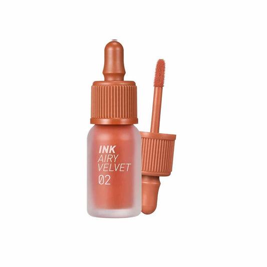INK AIRY VELVET #02 SELFIE ORANGE BROUN - Arumi Korean Cosmetics