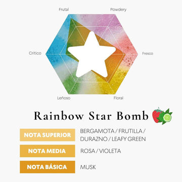 Rainbow Bubble Bar Rainbow Star Bomb