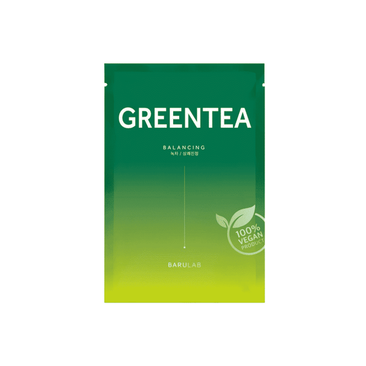 The clean vegan mask Green Tea - Arumi Korean Cosmetics